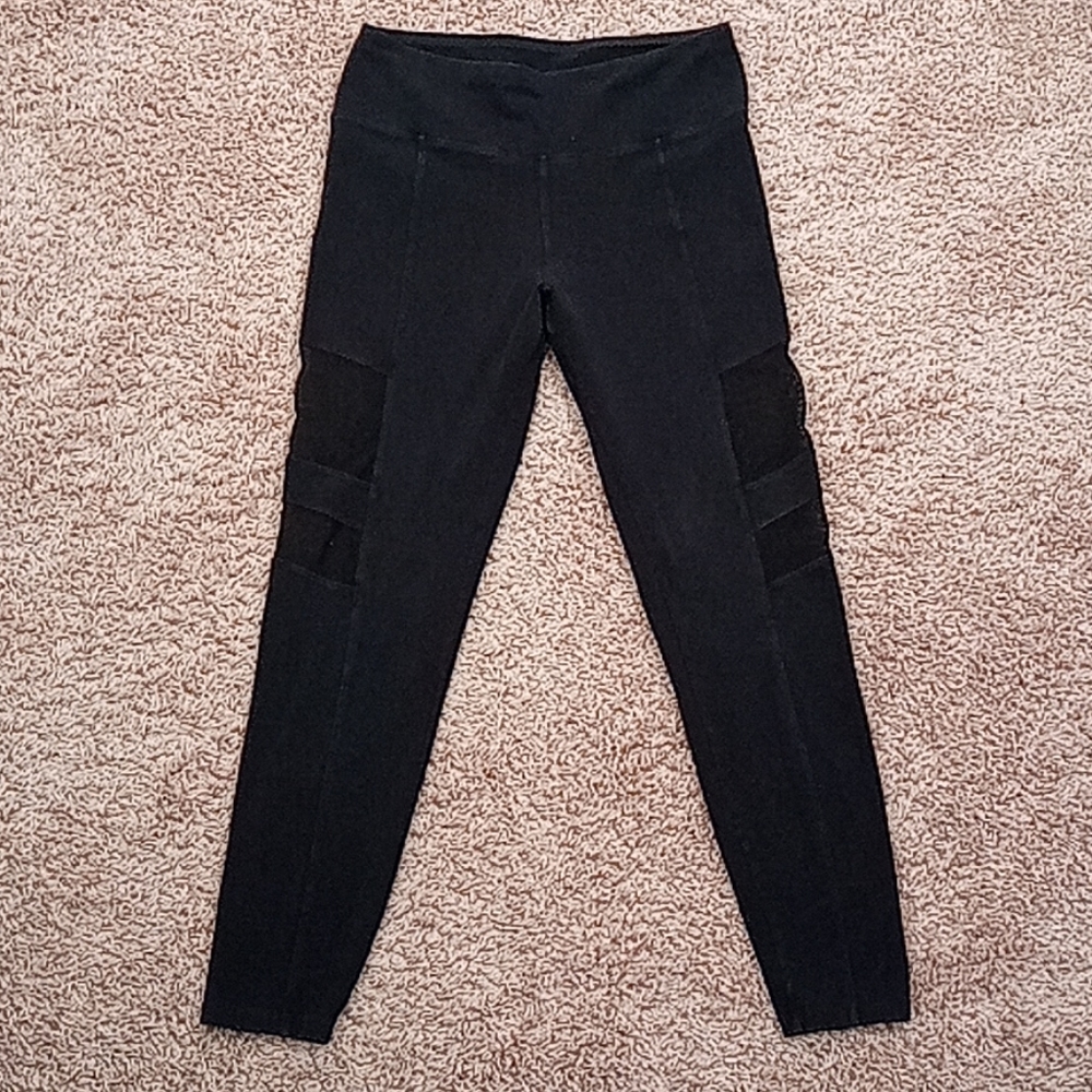 Express Sheer Thigh Track Capri